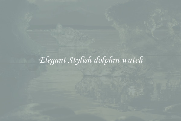 Elegant Stylish dolphin watch