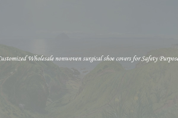 Customized Wholesale nonwoven surgical shoe covers for Safety Purposes