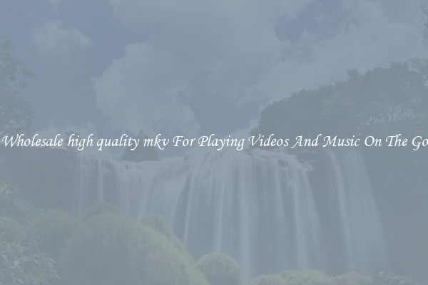 Wholesale high quality mkv For Playing Videos And Music On The Go