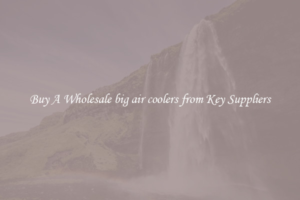 Buy A Wholesale big air coolers from Key Suppliers