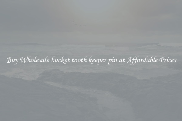 Buy Wholesale bucket tooth keeper pin at Affordable Prices
