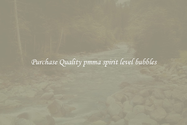 Purchase Quality pmma spirit level bubbles