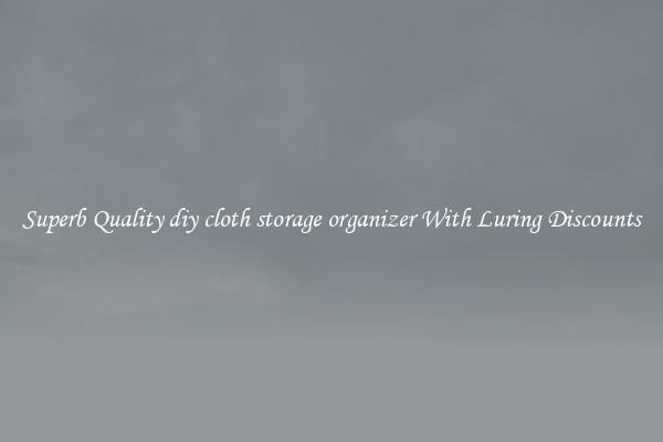 Superb Quality diy cloth storage organizer With Luring Discounts