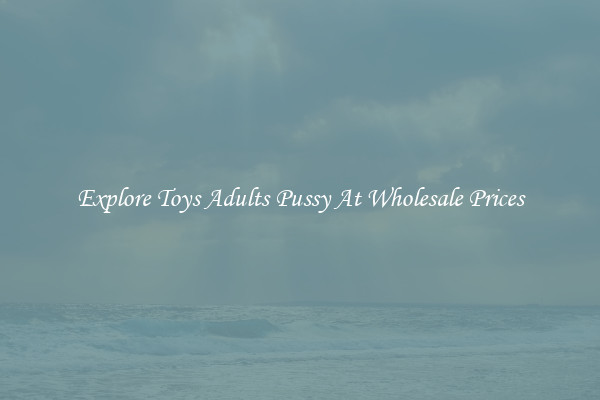 Explore Toys Adults Pussy At Wholesale Prices