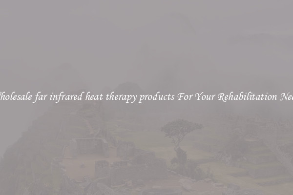 Wholesale far infrared heat therapy products For Your Rehabilitation Needs